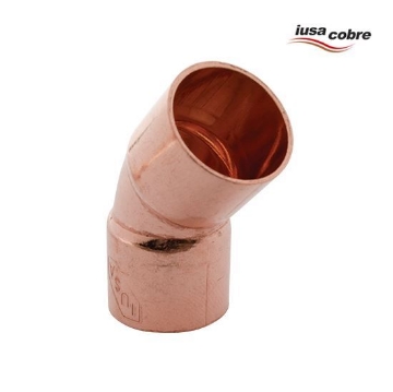 Mostrar detalles de CODO 45 DE 3/4 COBRE ECONOMICO IUSA 616842 Imagen de CODO 45 DE 3/4 COBRE ECONOMICO IUSA 616842