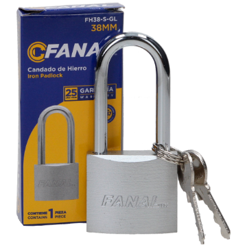 Mostrar detalles de CANDADO 38 MM CAJA C/12 PZAS HIERRO PLATEADO G/LARGO FANAL FH38-S-GL Imagen de CANDADO 38 MM CAJA C/12 PZAS HIERRO PLATEADO G/LARGO FANAL FH38-S-GL