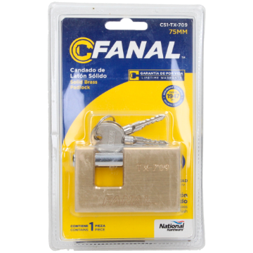 Mostrar detalles de CANDADO ANTIPALANCA 50MM LLAVE TETRA  FANAL CS1-TX-709 Imagen de CANDADO ANTIPALANCA 50MM LLAVE TETRA  FANAL CS1-TX-709