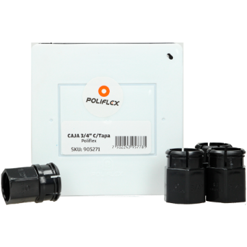 Mostrar detalles de D 60 CAJA 3/4 NEGRA CON TAPA POLIFLEX KP-CATA34-60 Imagen de D 60 CAJA 3/4 NEGRA CON TAPA POLIFLEX KP-CATA34-60