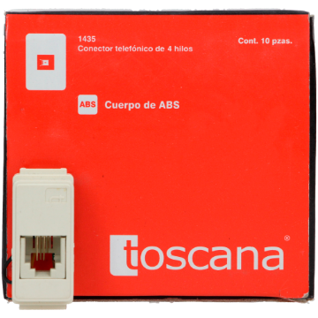 Mostrar detalles de TOMA TELEFONICA MARFIL TOSCANA TIPO EVOLUCION 1435 Imagen de TOMA TELEFONICA MARFIL TOSCANA TIPO EVOLUCION 1435