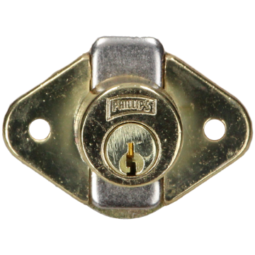 Mostrar detalles de CERRADURA 21 LATON PARA MUEBLE PHILLIPS 1510303 Imagen de CERRADURA 21 LATON PARA MUEBLE PHILLIPS 1510303