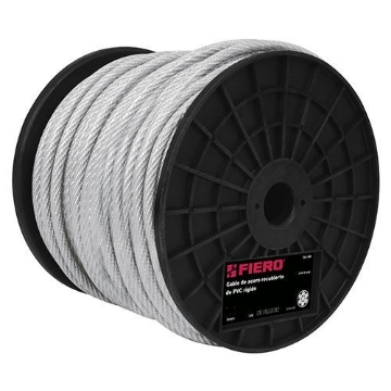 Mostrar detalles de CABLE DE ACERO RIGIDO 75 M RECUBIERTO DE 3/32 PULG FIERO CAB-3/32RX Imagen de CABLE DE ACERO RIGIDO 75 M RECUBIERTO DE 3/32 PULG FIERO CAB-3/32RX
