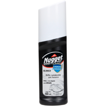 Mostrar detalles de NUGGET CERA LIQUIDA BLANCO CAJA C/12pz 60ML RECKITT 1818102 Imagen de NUGGET CERA LIQUIDA BLANCO CAJA C/12pz 60ML RECKITT 1818102