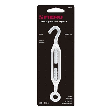 Mostrar detalles de TENSOR ZINC 3/8 PULG GANCHO-ARGOLLA FIERO TEN-3/8A Imagen de TENSOR ZINC 3/8 PULG GANCHO-ARGOLLA FIERO TEN-3/8A