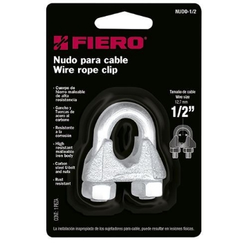 Mostrar detalles de NUDO PARA CABLE DE 1/2 PULG TARJETA CON 1 PZA FIERO NUDO-1/2 Imagen de NUDO PARA CABLE DE 1/2 PULG TARJETA CON 1 PZA FIERO NUDO-1/2