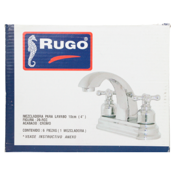 Mostrar detalles de D 1 MEZCLADORA 4 PULGADAS LAVABO CROMO CON CERAMICO RUGO 20RCC Imagen de D 1 MEZCLADORA 4 PULGADAS LAVABO CROMO CON CERAMICO RUGO 20RCC