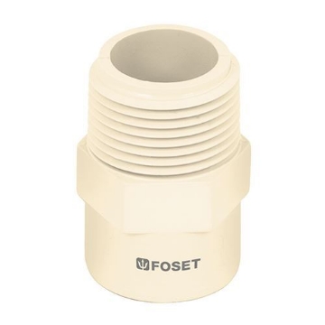 Mostrar detalles de ADAPTADOR MACHO CPVC 13MM FOSET CPVC-611 Imagen de ADAPTADOR MACHO CPVC 13MM FOSET CPVC-611