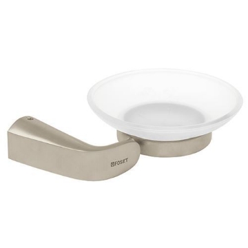 Mostrar detalles de D 1 JABONERA SATINADA CON PLATO RIVIERA FOSET RIA-74N Imagen de D 1 JABONERA SATINADA CON PLATO RIVIERA FOSET RIA-74N