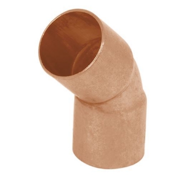 Mostrar detalles de CODO 45 COBRE 1/2 PULG FOSET CC-861 Imagen de CODO 45 COBRE 1/2 PULG FOSET CC-861