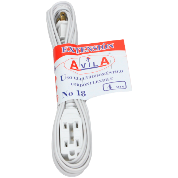 Mostrar detalles de EXTENSION 4M POT CAL. 18 AVILA EA4 Imagen de EXTENSION 4M POT CAL. 18 AVILA EA4
