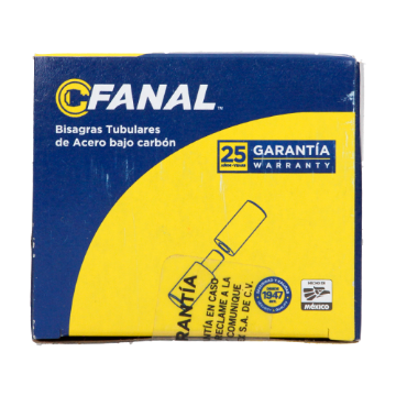 Mostrar detalles de D 1 BISAGRA TUBULAR 3/8 ACERO   PULG C/10 PZAS  FANAL BTB3/8 Imagen de D 1 BISAGRA TUBULAR 3/8 ACERO   PULG C/10 PZAS  FANAL BTB3/8