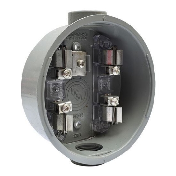 Mostrar detalles de BASE PARA MEDIDOR 4 TERMINALES LEXAN SIN ARILLO E8 IUSA 355 363450 Imagen de BASE PARA MEDIDOR 4 TERMINALES LEXAN SIN ARILLO E8 IUSA 355 363450