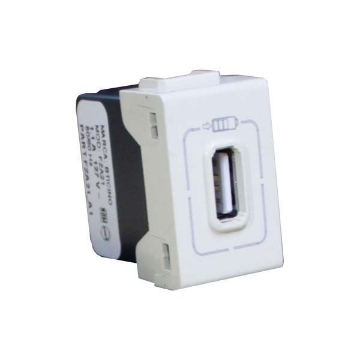 Mostrar detalles de CARGADOR USB COLOR MARFIL, 1 MODULO FORZA FZA21M Imagen de CARGADOR USB COLOR MARFIL, 1 MODULO FORZA FZA21M