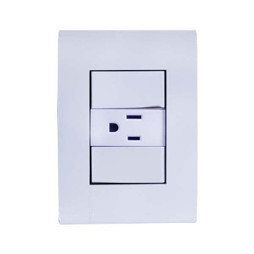 Mostrar detalles de D 1 PLACA LUNA CON UN CONTACTO 2P+T C/PROTECCION INFANTIL E2023PTLAL Imagen de D 1 PLACA LUNA CON UN CONTACTO 2P+T C/PROTECCION INFANTIL E2023PTLAL