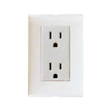 Mostrar detalles de D PLACA CON TOMACORRIENTE DÚPLEX 2P+T CON PROTECCIÓN INFANTIL 15A 127V COLOR MARFIL FZA68SM Imagen de D PLACA CON TOMACORRIENTE DÚPLEX 2P+T CON PROTECCIÓN INFANTIL 15A 127V COLOR MARFIL FZA68SM