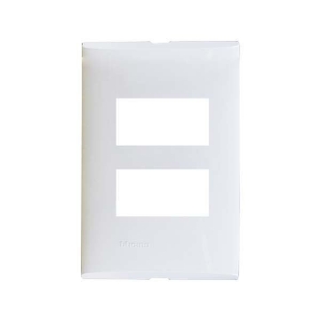 Mostrar detalles de PLACA 2 MÓD. COLOR MARFIL CON CHASIS DE RESINA FZA92M Imagen de PLACA 2 MÓD. COLOR MARFIL CON CHASIS DE RESINA FZA92M