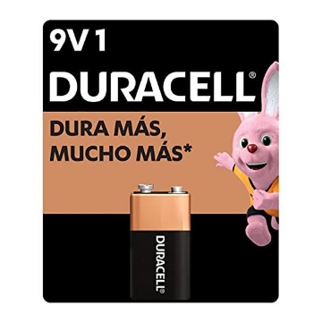 Mostrar detalles de PILA 9 V DURACELL (CUADRADA) 1 Imagen de PILA 9 V DURACELL (CUADRADA) 1