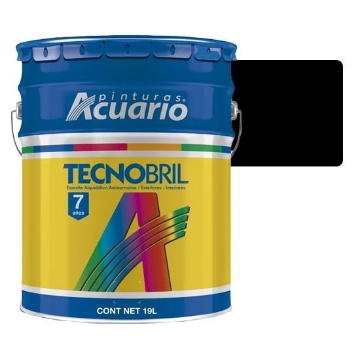 Mostrar detalles de D 1 ESMALTE DE 19 L NEGRO TECNOBRILL ACUARIO EV20190 Imagen de D 1 ESMALTE DE 19 L NEGRO TECNOBRILL ACUARIO EV20190