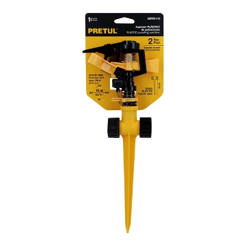 Mostrar detalles de ASPERSOR PLASTICO DOS VIAS ESTACA DE 14 CM  PRETUL ASPRO-11X Imagen de ASPERSOR PLASTICO DOS VIAS ESTACA DE 14 CM  PRETUL ASPRO-11X