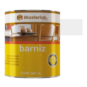 Mostrar detalles de BARNIZ 4 L TRANSPARENTE MASTERLAK ACUARIO MM95040 Imagen de BARNIZ 4 L TRANSPARENTE MASTERLAK ACUARIO MM95040
