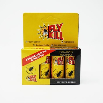 Mostrar detalles de TRAMPA ATRAPAMOSCAS 4PZAS BLANCO ADHESIVA FLY KILL 7546 Imagen de TRAMPA ATRAPAMOSCAS 4PZAS BLANCO ADHESIVA FLY KILL 7546