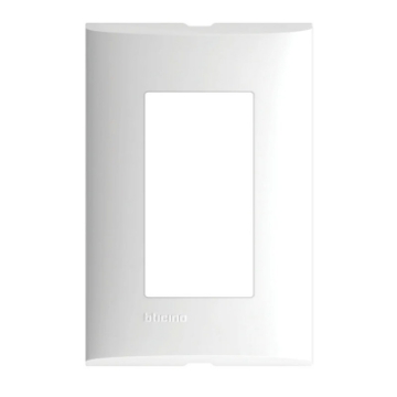 Mostrar detalles de PLACA 3 MODULOS COLOR BLANCO CON CHASIS DE RESINA  BTICINO FORZA FZA93 Imagen de PLACA 3 MODULOS COLOR BLANCO CON CHASIS DE RESINA  BTICINO FORZA FZA93