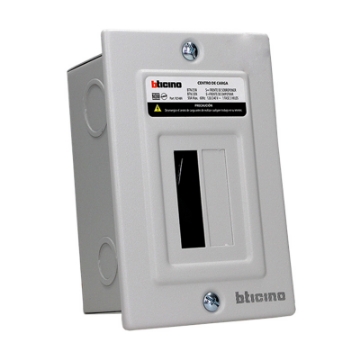 Mostrar detalles de CENTRO DE CARGA 2F EMPOTRAR 2POLOS METALICO BTICINO BTN/2EN Imagen de CENTRO DE CARGA 2F EMPOTRAR 2POLOS METALICO BTICINO BTN/2EN