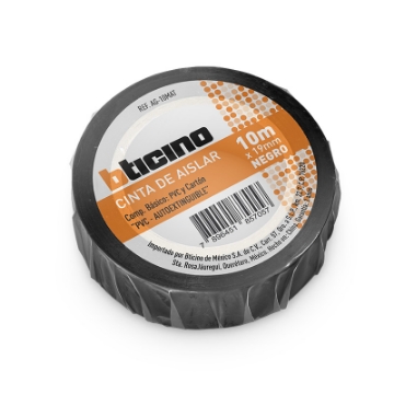 Mostrar detalles de CINTA DE AISLAR NEGRA 19MM X 10 M BTICINO AG-10MAT Imagen de CINTA DE AISLAR NEGRA 19MM X 10 M BTICINO AG-10MAT