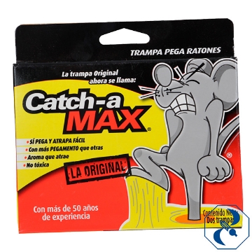 Mostrar detalles de TRAMPA RATON PEGAMENTO CHICA CATCH-A MAX Imagen de TRAMPA RATON PEGAMENTO CHICA CATCH-A MAX