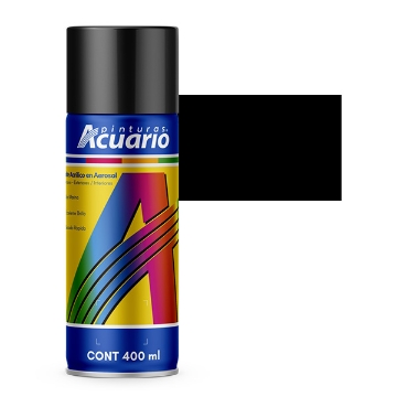 Mostrar detalles de ESMALTE NEGRO MATE AEROSOL ACUARIO AA79705 Imagen de ESMALTE NEGRO MATE AEROSOL ACUARIO AA79705