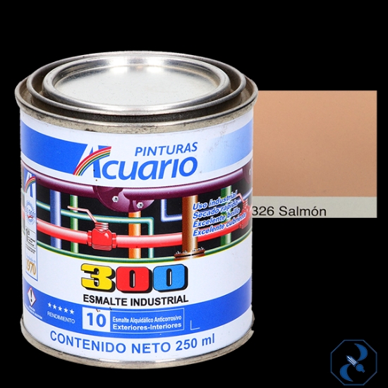 Imagen de ESMALTE 1/4 L SALMON INDUSTRIAL 300 ACUARIO EA32602