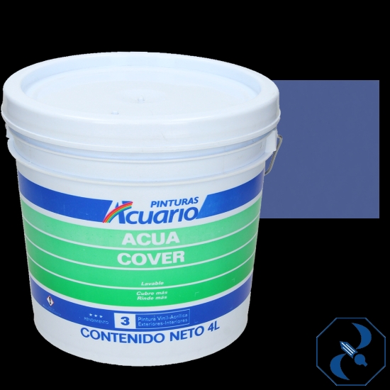 Imagen de D 1 VINILICA 4 L AZUL INTENSO ACUA COVER ACUARIO