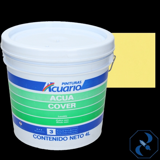 Imagen de D 1 VINILICA 4 L AMARILLO INTENSO ACUA COVER ACUARIO VA92940