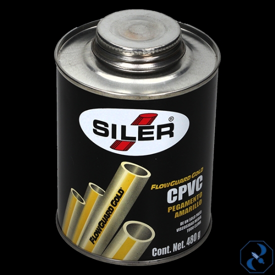 Imagen de PEGAMENTO 480 GR NEGRO PARA CPVC EN BOTE SILER