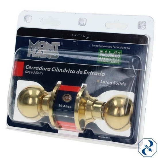 Imagen de D 6 CERRADURA BONNET ENTRADA LATONBRILL CILINFANAL MH52BA3