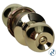 Imagen de D 30 CERRADURA CILINDRICA BAÑO LATON BRILLANTE BOLA FANAL 90430-020-G