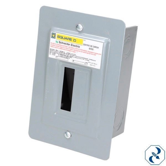 Imagen de CENTRO DE CARGA 2F EMPOTRAR SQUARED QOD2F