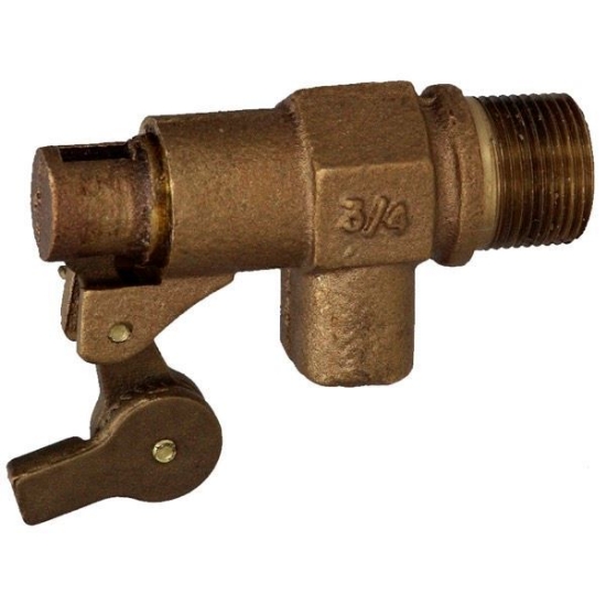 Imagen de D 10 VALVULA 3/4 P/FLOTADOR BRONCE FLUYE 0419