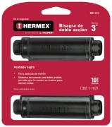 Imagen de D 3 BISAGRA DE DOBLE ACCION 3 PULG NEGRA HERMEX BID-306