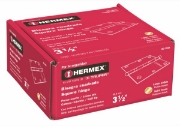 Imagen de D 1 BISAGRA CUADRADA 3-1/2 PULG LATON SOLIDO CABEZA REDONDA HERMEX BC-355R