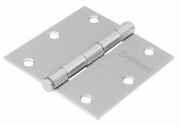 Imagen de D 10 BISAGRA CUADRADA 3-1/2 PULG CROMO MATE CABEZA PLANA HERMEX BC-353P