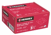 Imagen de D 10 BISAGRA CUADRADA 3-1/2 PULG CROMO MATE CABEZA PLANA HERMEX BC-353P