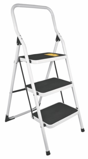 Imagen de D ESCALERA TUBULAR PLEGABLE 3 PELDAÑOS PRETUL ESTU-3P