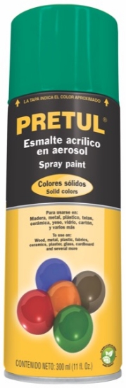 Imagen de PINTURA AEROSOL VERDE HOJA  PRETUL PA-VH-P