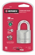 Imagen de D 1 CANDADO METALICO 38 MM EN BLISTER HERMEX CZB38