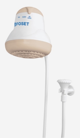 Imagen de D REGADERA ELÉCTRICA, 4 TEMPERATURAS, BEIGE FOSET REGEL-4B