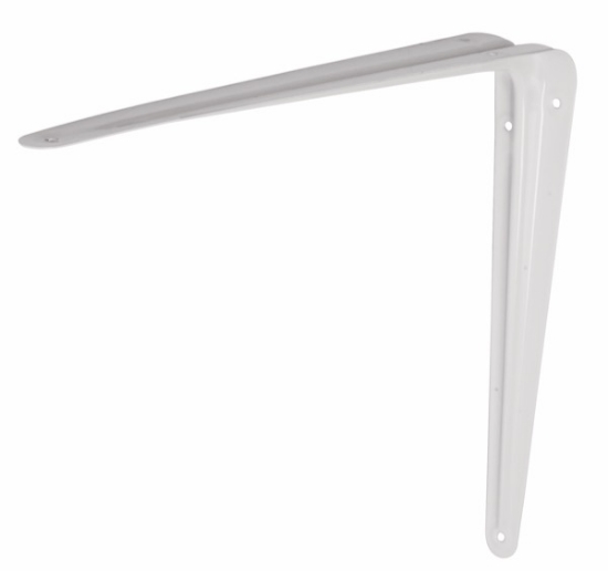Imagen de CAJA CON 12 MENSULAS DE ACERO 10 X 12 PULG BLANCO FIERO ME-12B