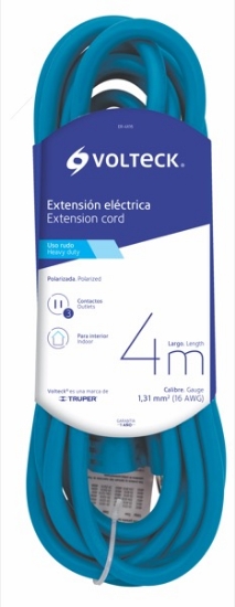 Imagen de EXTENSION USO RUDO ATERRIZADA 4 M CALIBRE 16 VOLTECH ERA-4X16