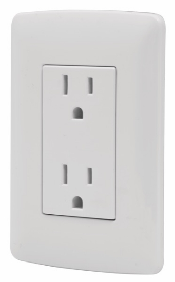 Imagen de TOMA DE CORRIENTE DUPLEX BLANCO VOLTECH CODO-IB